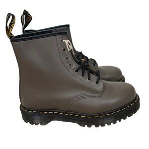 Dr. Martens Gray Leather Boots